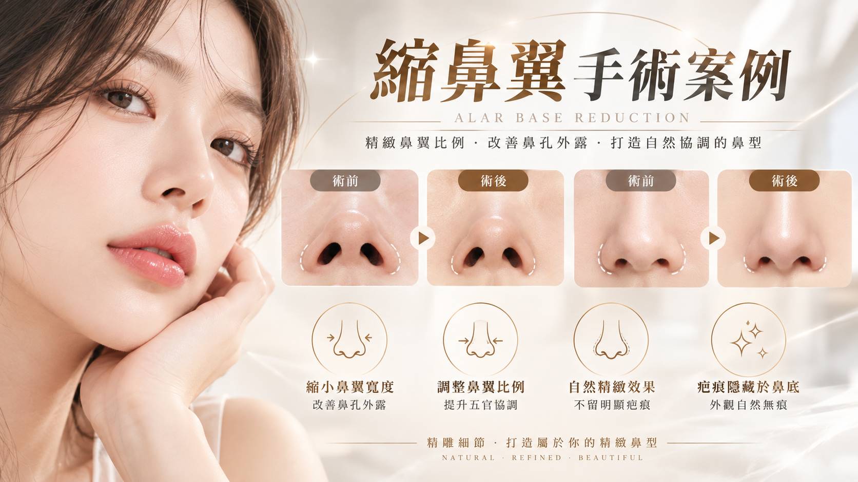高雄縮鼻翼縮鼻孔案例心得分享